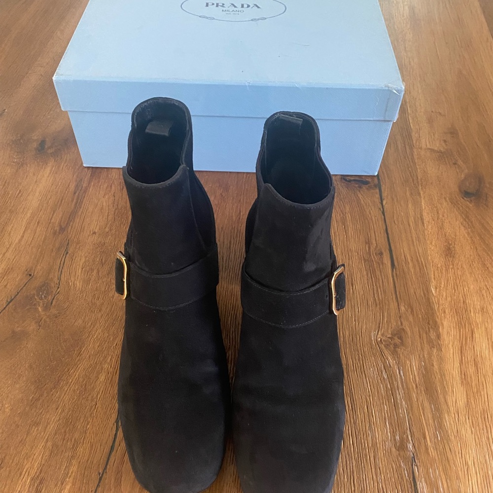 Preowned Prada booties size 7